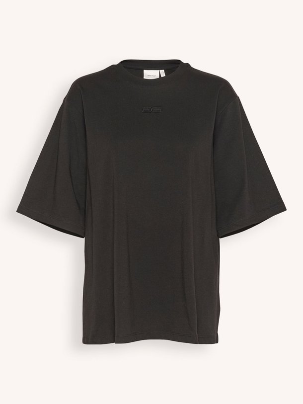 Ontdek de Simma katoenen oversized T-shirt van Gestuz in de kleur zwart bij Orangebag. Op werkdagen voor 21:45 besteld, morgen in huis.