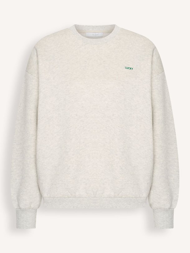 Ontdek de Bibi katoenmix gemêleerde sweater met print van By-Bar in de kleur Lichtgrijs bij Orangebag. Op werkdagen voor 21:45 besteld, morgen in huis.
