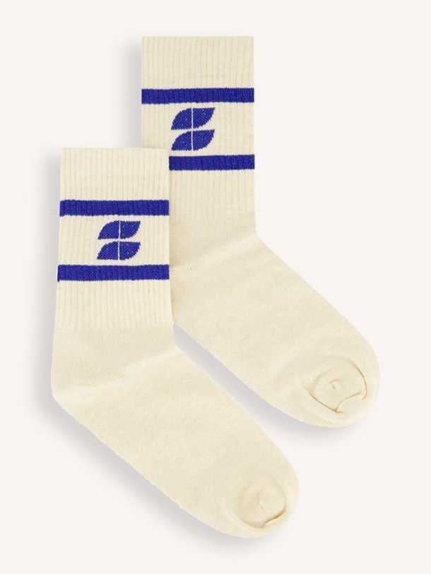 Ontdek de Katoenmix logo sokken van By-Bar in de kleur Blauw bij Orangebag. Op werkdagen voor 21:45 besteld, morgen in huis.