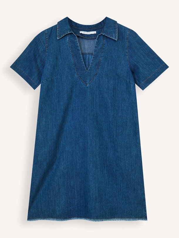 Ontdek de Frida denim jurk van La Fee Maraboutee in de kleur Donkerblauw bij Orangebag. Op werkdagen voor 21:45 besteld, morgen in huis.