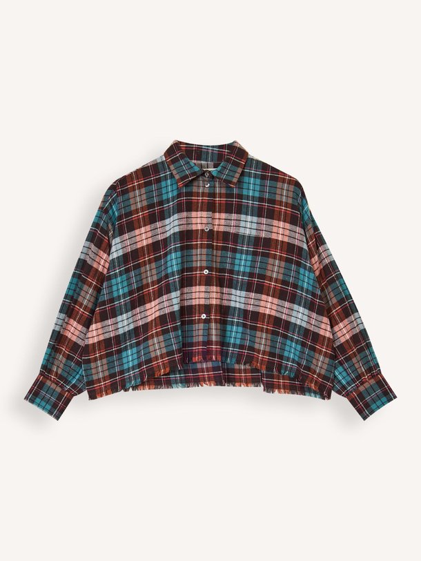 Ontdek de Kraft katoenen geruite blouse van Bellerose in de kleur Bordeauxrood bij Orangebag. Op werkdagen voor 21:45 besteld, morgen in huis.