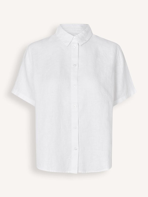 Samsoe Samsoe Samina linnen blouse - Wit Ontdek de Samina linnen blouse van Samsoe Samsoe in de kleur Wit bij Orangebag. Op werkdagen voor 21:45 besteld, morgen in huis.