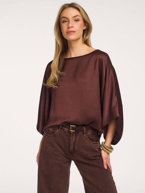 Ontdek de Geweven top van Summum in de kleur Bruin bij Orangebag. Op werkdagen voor 21:45 besteld, morgen in huis.