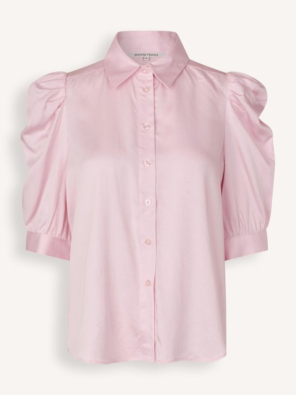 Ontdek de Samanta viscosemix blouse van Second Female in de kleur Roze bij Orangebag. Op werkdagen voor 21:45 besteld, morgen in huis.
