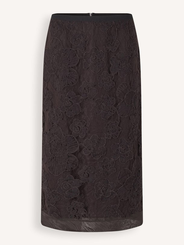 Ontdek de Daysee geweven rok van Second Female in de kleur Donkerbruin bij Orangebag. Op werkdagen voor 21:45 besteld, morgen in huis.