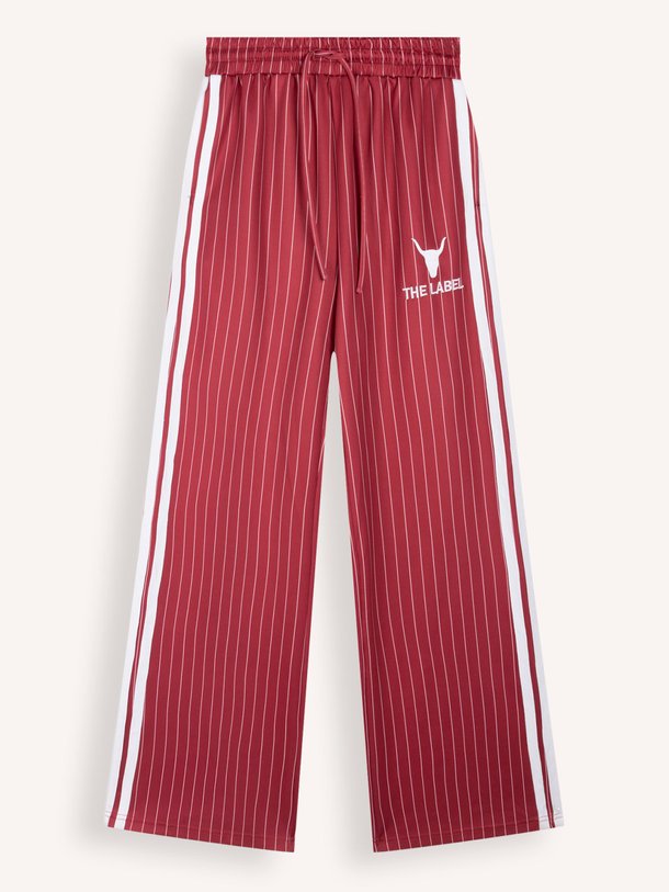 Ontdek de Geweven track broek met krijtstreep van Alix The Label in de kleur Rood bij Orangebag. Op werkdagen voor 21:45 besteld, morgen in huis.