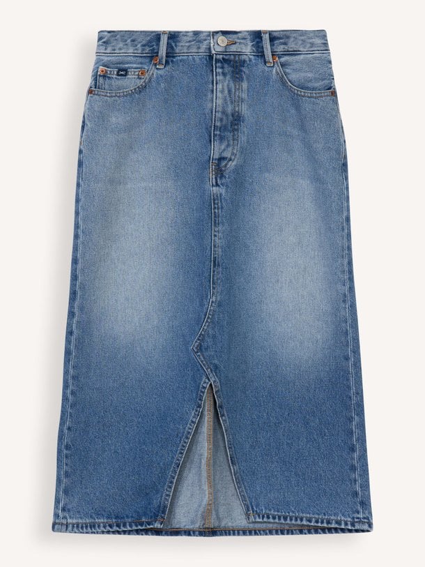 Ontdek de Hina denim rok van Denham in de kleur blauw bij Orangebag. Op werkdagen voor 21:45 besteld, morgen in huis.