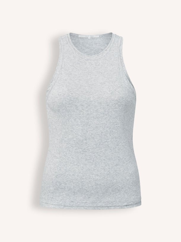 Yaya Katoenmix Gemêleerde Tanktop - Grijs Ontdek de Katoenmix gemêleerde tanktop van Yaya in de kleur grijs bij Orangebag. Op werkdagen voor 21:45 besteld, morgen in huis.