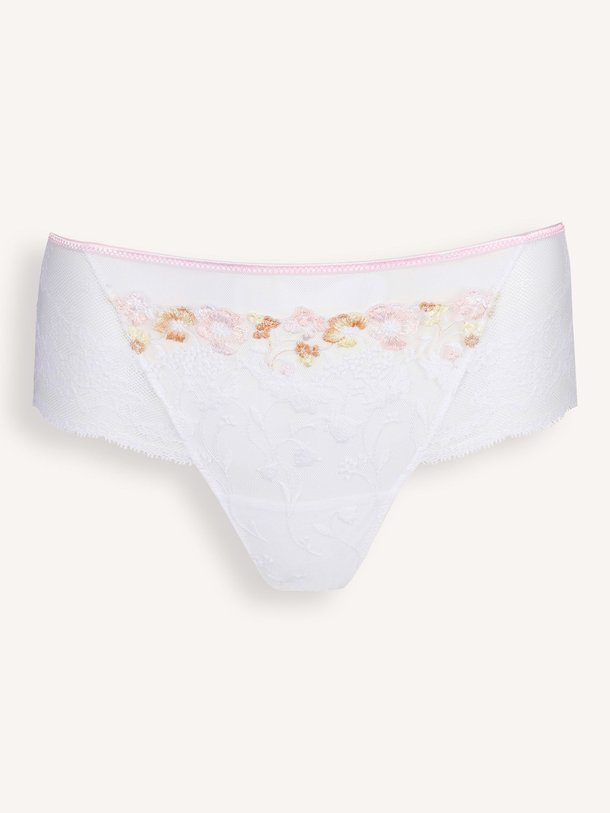 Ontdek de Lizelot kanten hipster met borduursel van Marie Jo in de kleur wit bij Orangebag. Op werkdagen voor 21:45 besteld, morgen in huis.