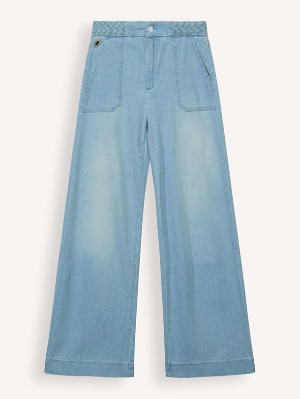 Ontdek de Sanne high waist wide leg stretch jeans van Lois in de kleur lichtblauw bij Orangebag. Op werkdagen voor 21:45 besteld, morgen in huis.