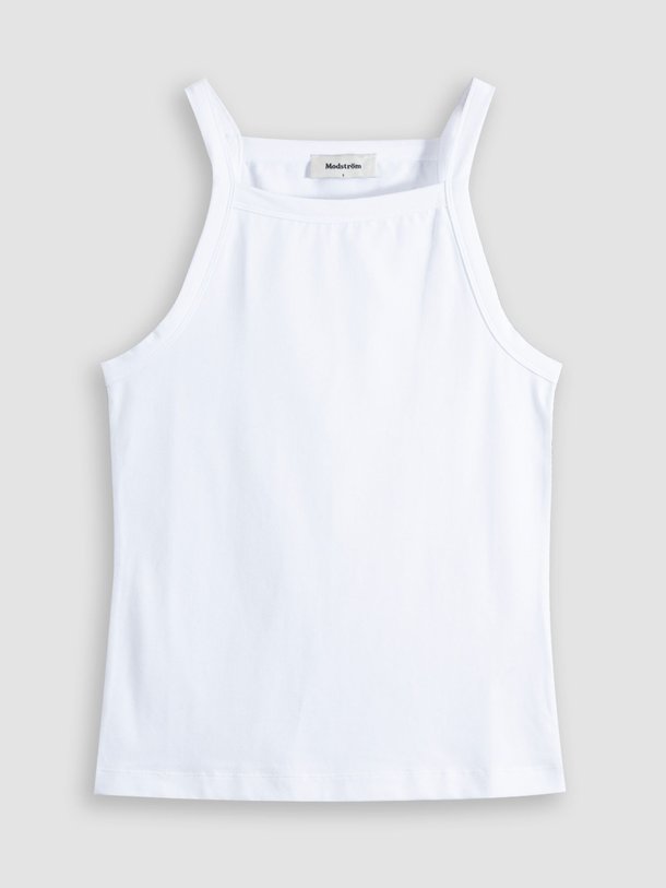 Modstrom Dae - Katoenmix Tanktop - Wit Ontdek de Dae katoenmix tanktop van Modstrom in de kleur wit bij Orangebag. Op werkdagen voor 21:45 besteld, morgen in huis.