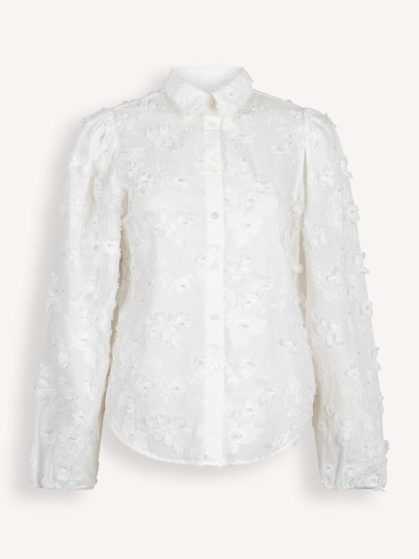 Ontdek de Lien organic cotton blouse van Aaiko in de kleur Wit bij Orangebag. Op werkdagen voor 21:45 besteld, morgen in huis.