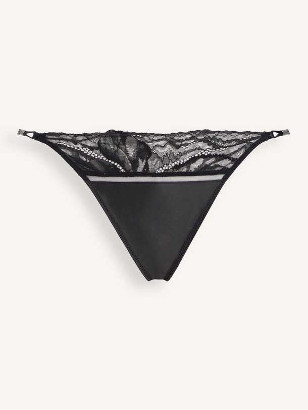 Ontdek de Jersey string met kant van Calvin Klein in de kleur zwart bij Orangebag. Op werkdagen voor 21:45 besteld, morgen in huis.