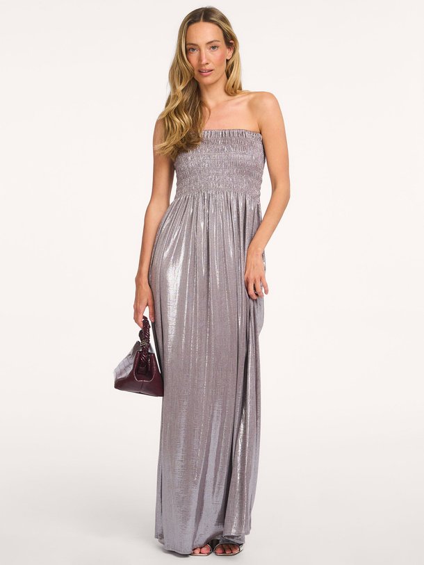 Ontdek de Isabella jersey strapless maxi jurk van ba&sh in de kleur Taupe bij Orangebag. Op werkdagen voor 21:45 besteld, morgen in huis.