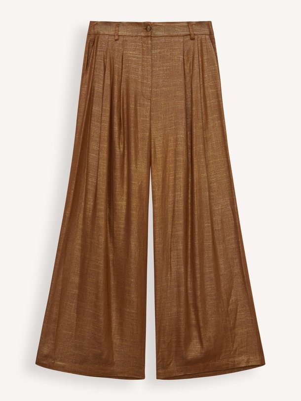 Ontdek de Dole linnen/viscosemix pantalon met lurex van La Fee Maraboutee in de kleur brons bij Orangebag. Op werkdagen voor 21:45 besteld, morgen in huis.