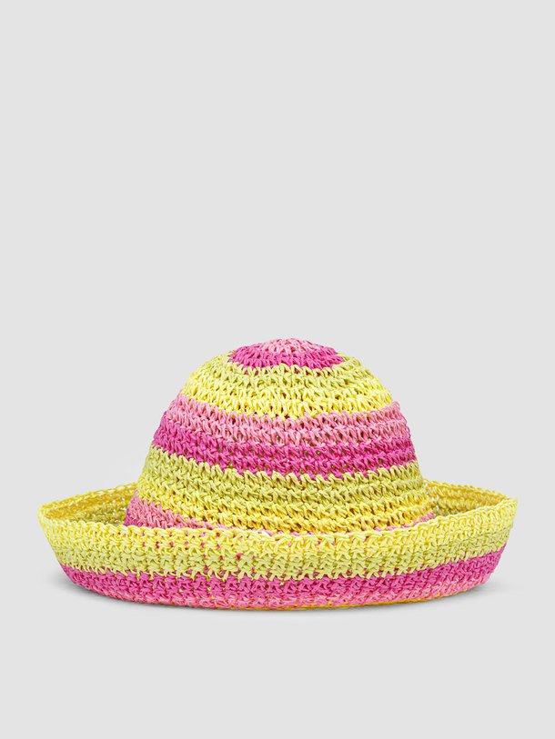 Ontdek de Shady Lady geweven hoed met dessin van Seafolly in de kleur geel bij Orangebag. Op werkdagen voor 21:45 besteld, morgen in huis.