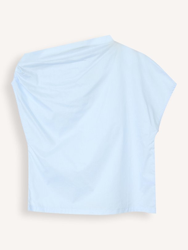 Ontdek de Feline katoenen asymmetrische top van Nathalie Vleeschouwer in de kleur Lichtblauw bij Orangebag. Op werkdagen voor 21:45 besteld, morgen in huis.
