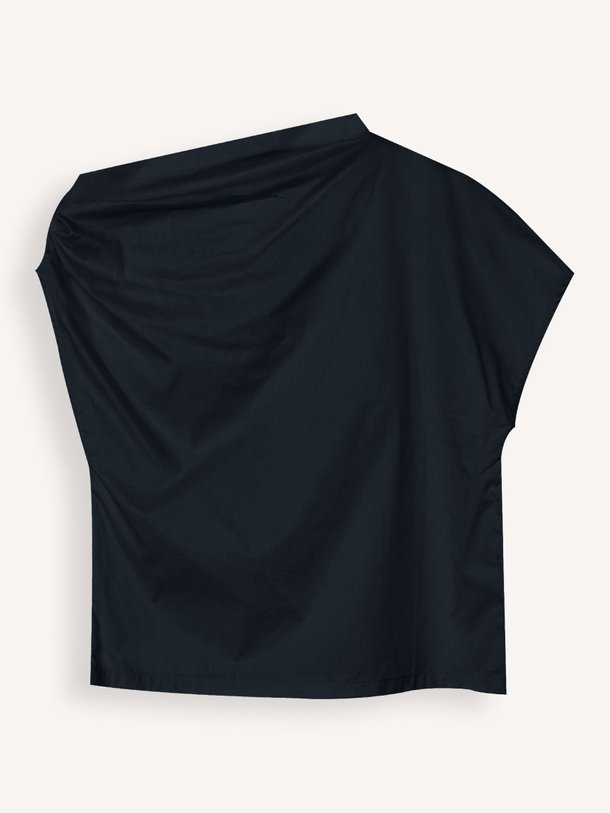 Ontdek de Feline katoenen asymmetrische top van Nathalie Vleeschouwer in de kleur Zwart bij Orangebag. Op werkdagen voor 21:45 besteld, morgen in huis.