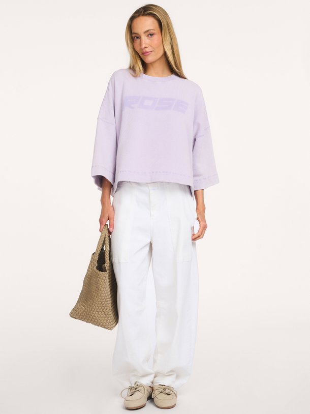 Ontdek de Farlol katoenen sweater van Bellerose in de kleur Lila bij Orangebag. Op werkdagen voor 21:45 besteld, morgen in huis.