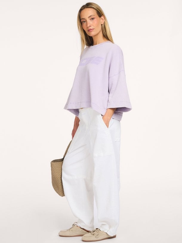 Ontdek de Farlol katoenen sweater van Bellerose in de kleur Lila bij Orangebag. Op werkdagen voor 21:45 besteld, morgen in huis.