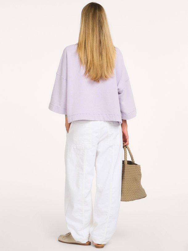 Ontdek de Farlol katoenen sweater van Bellerose in de kleur Lila bij Orangebag. Op werkdagen voor 21:45 besteld, morgen in huis.