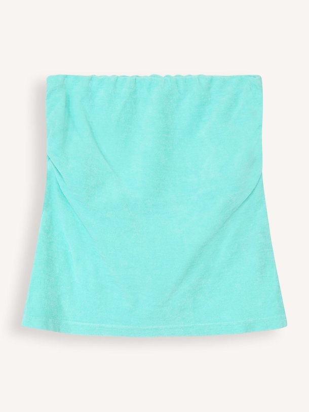 Ontdek de Katoenen badstof strapless top van Speezys in de kleur aquablauw bij Orangebag. Op werkdagen voor 21:45 besteld, morgen in huis.