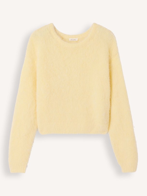 Ontdek de Niby alpacamix super soft trui van American Vintage in de kleur Geel bij Orangebag. Op werkdagen voor 21:45 besteld, morgen in huis.