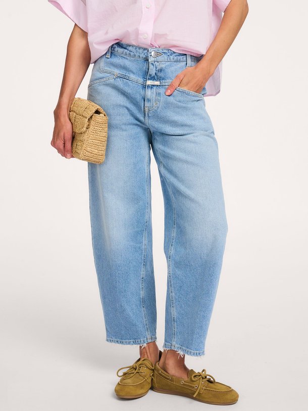Ontdek de Stover X high waist relaxed fit stretch jeans van Closed in de kleur Blauw bij Orangebag. Op werkdagen voor 21:45 besteld, morgen in huis.