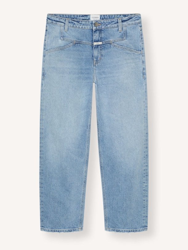 Ontdek de Stover X high waist relaxed fit stretch jeans van Closed in de kleur Blauw bij Orangebag. Op werkdagen voor 21:45 besteld, morgen in huis.
