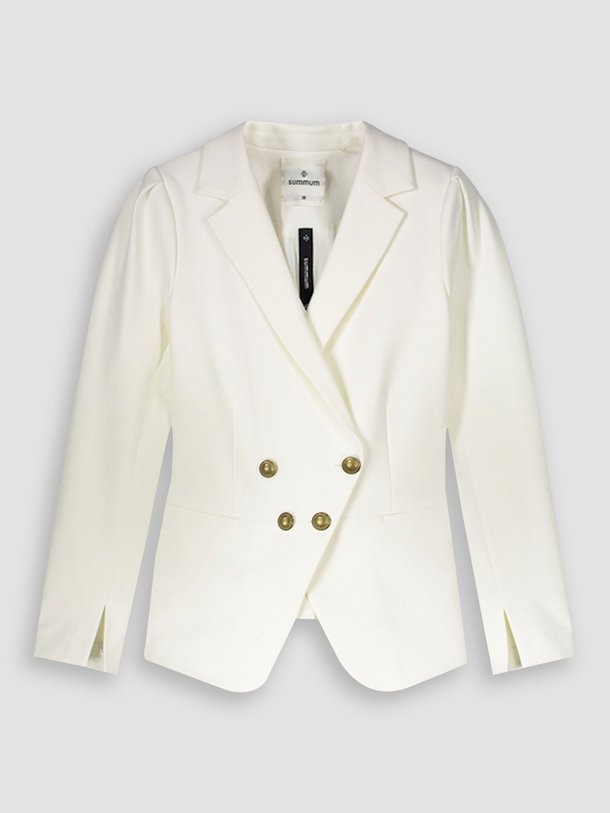 Ontdek de Viscosemix blazer van Summum in de kleur off-white bij Orangebag. Op werkdagen voor 21:45 besteld, morgen in huis.