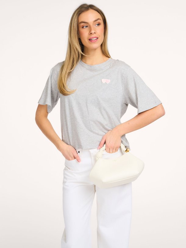 Ontdek de Katoenen gemêleerd T-shirt van Des Petits Hauts in de kleur Grijs bij Orangebag. Op werkdagen voor 21:45 besteld, morgen in huis.