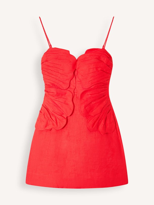 Ontdek de Linnen jurk van Farm Rio in de kleur Rood bij Orangebag. Op werkdagen voor 21:45 besteld, morgen in huis.
