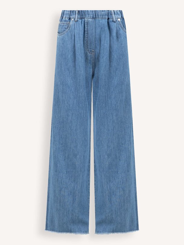 Ontdek de Sun high waist wide leg jeans van Knit-ted in de kleur blauw bij Orangebag. Op werkdagen voor 21:45 besteld, morgen in huis.