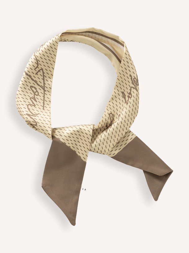 Ontdek de Geweven sjaal met print van Yaya in de kleur Bruin bij Orangebag. Op werkdagen voor 21:45 besteld, morgen in huis.