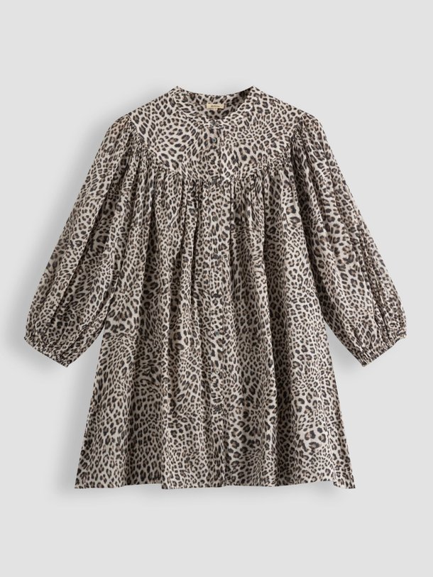 Ontdek de Hilona katoenen doorknoopjurk met print van Bellerose in de kleur bruin bij Orangebag. Op werkdagen voor 21:45 besteld, morgen in huis.