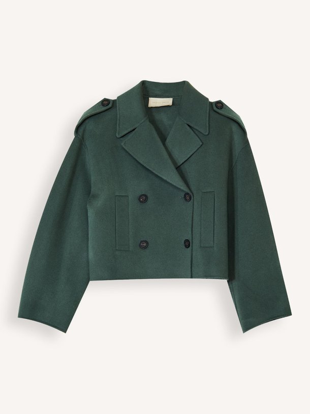 Ontdek de Beran wolmix mantel van Vanessa Bruno in de kleur Groen bij Orangebag. Op werkdagen voor 21:45 besteld, morgen in huis.