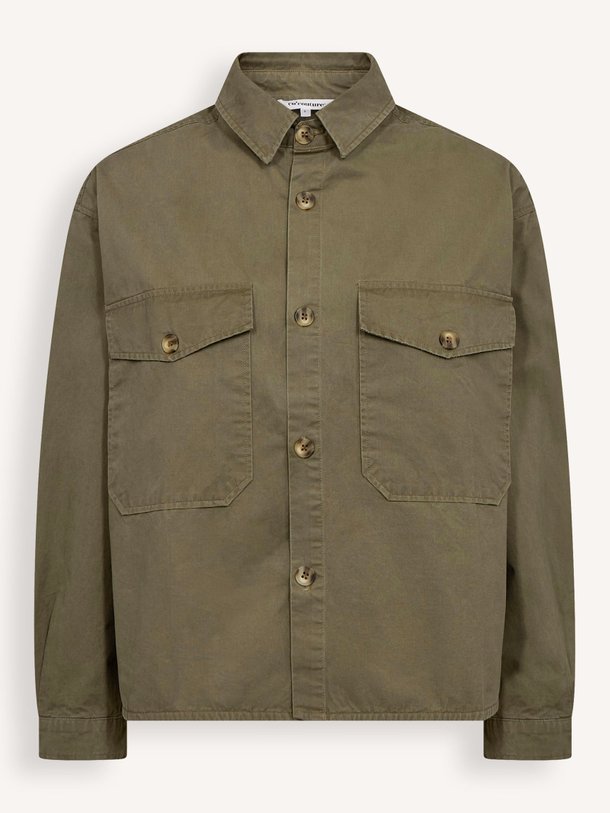 Ontdek de Evelyn katoenen overshirt van Co'Couture in de kleur Groen bij Orangebag. Op werkdagen voor 21:45 besteld, morgen in huis.