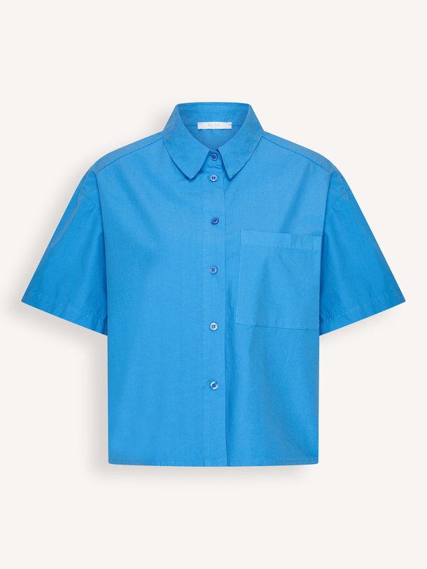 Ontdek de Mara katoenen blouse van By-Bar in de kleur Blauw bij Orangebag. Op werkdagen voor 21:45 besteld, morgen in huis.