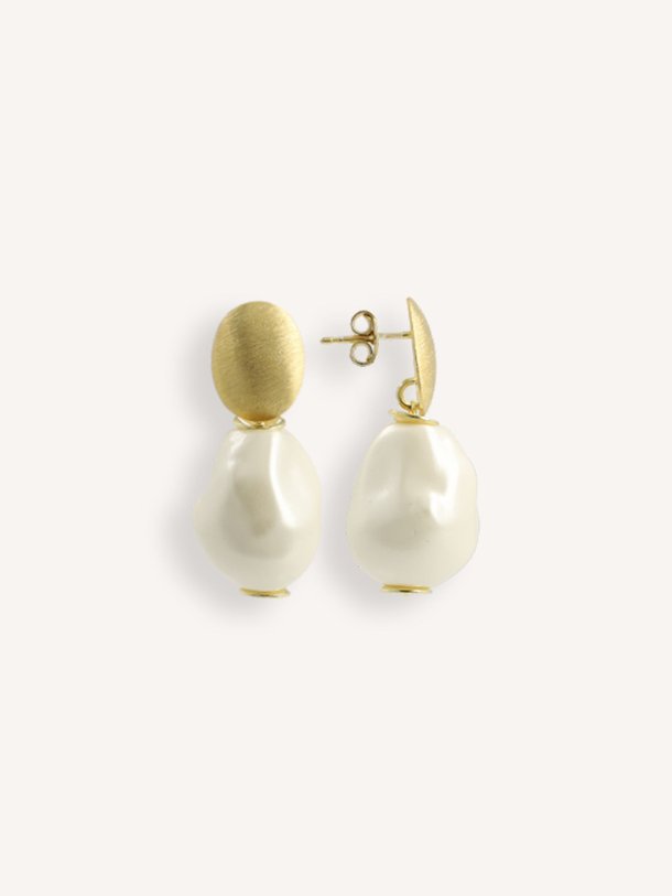 Ontdek de Irregular Stone vergulde oorhangers van LOTT. Gioielli in de kleur Goudkleur bij Orangebag. Op werkdagen voor 21:45 besteld, morgen in huis.