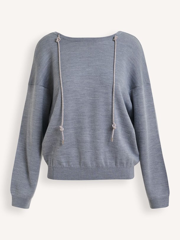 Ontdek de Jemini wolmix trui met strass ketting van Essentiel Antwerp in de kleur Grijs bij Orangebag. Op werkdagen voor 21:45 besteld, morgen in huis.
