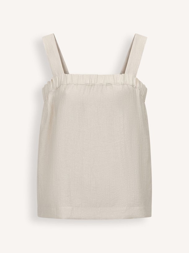 Ontdek de Romy viscosemix top van Knit-ted in de kleur Crème bij Orangebag. Op werkdagen voor 21:45 besteld, morgen in huis.