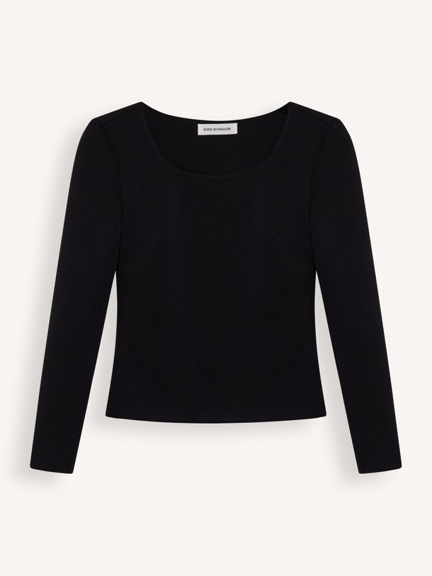 Ontdek de Lois modalmix top van Sofie Schnoor in de kleur zwart bij Orangebag. Op werkdagen voor 21:45 besteld, morgen in huis.