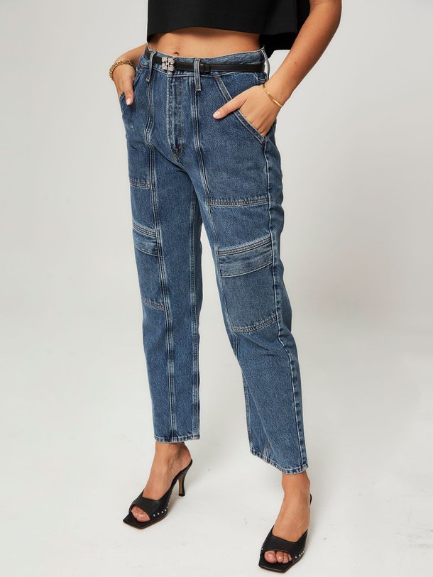 Ontdek de Cooper high waist loose fit jeans van Agolde in de kleur blauw bij Orangebag. Op werkdagen voor 21:45 besteld, morgen in huis.