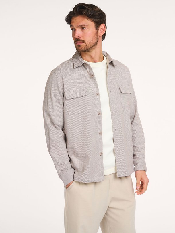 Ontdek de Ghout katoenmix overhemd van Law of the Sea in de kleur Lichtbruin bij Orangebag. Op werkdagen voor 21:45 besteld, morgen in huis.