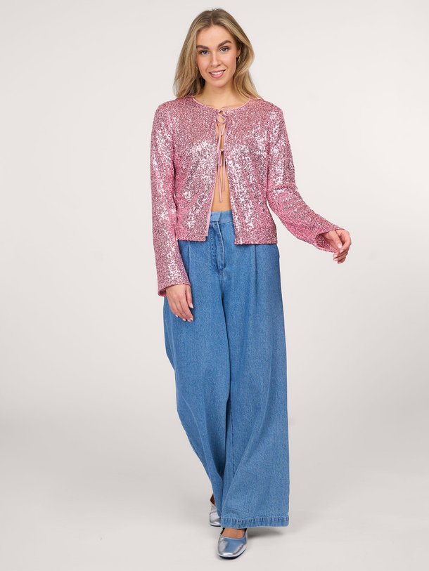 Ontdek de Mulan geweven pailletten top van Modstrom in de kleur roze bij Orangebag. Op werkdagen voor 21:45 besteld, morgen in huis.