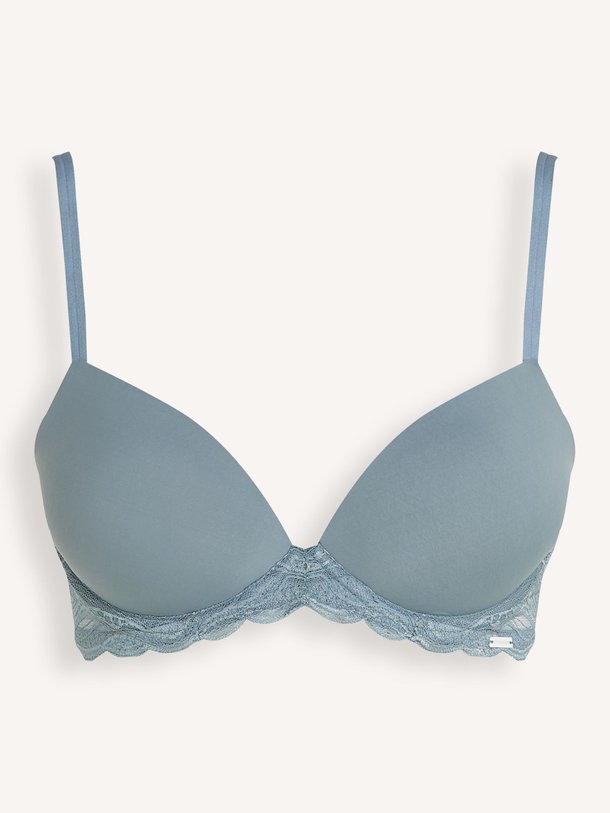 Ontdek de Voorgevormde beha met kant van Calvin Klein in de kleur blauw bij Orangebag. Op werkdagen voor 21:45 besteld, morgen in huis.