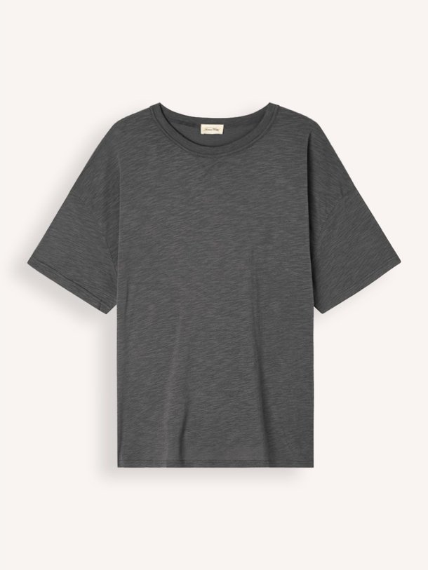 Ontdek de Jacksonville katoen/viscosemix slub T-shirt van American Vintage in de kleur antraciet bij Orangebag. Op werkdagen voor 21:45 besteld, morgen in huis.