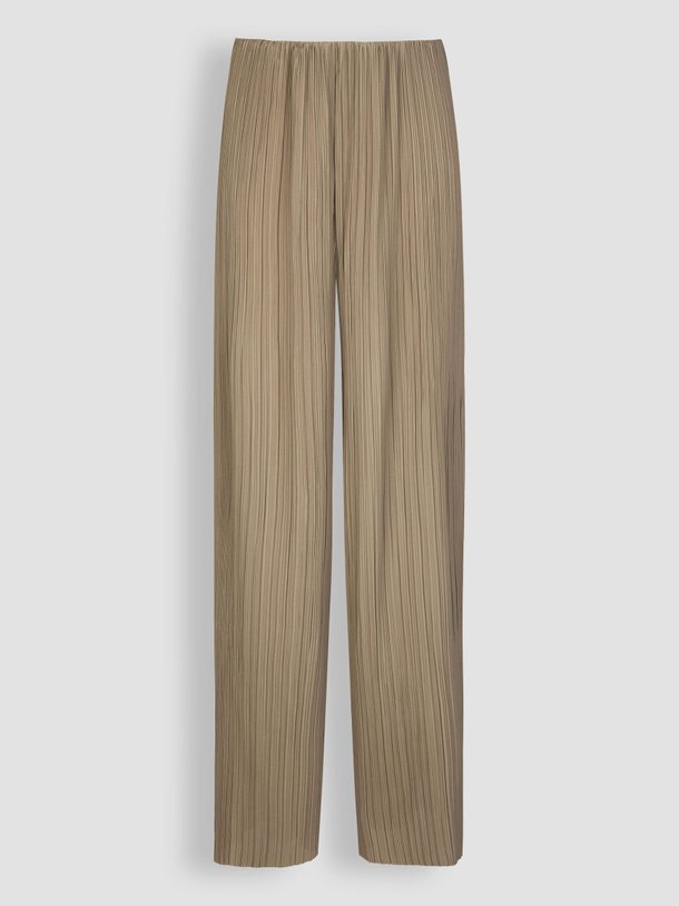 Ontdek de Tracy geweven plissé broek van Second Female in de kleur lichtbruin bij Orangebag. Op werkdagen voor 21:45 besteld, morgen in huis.