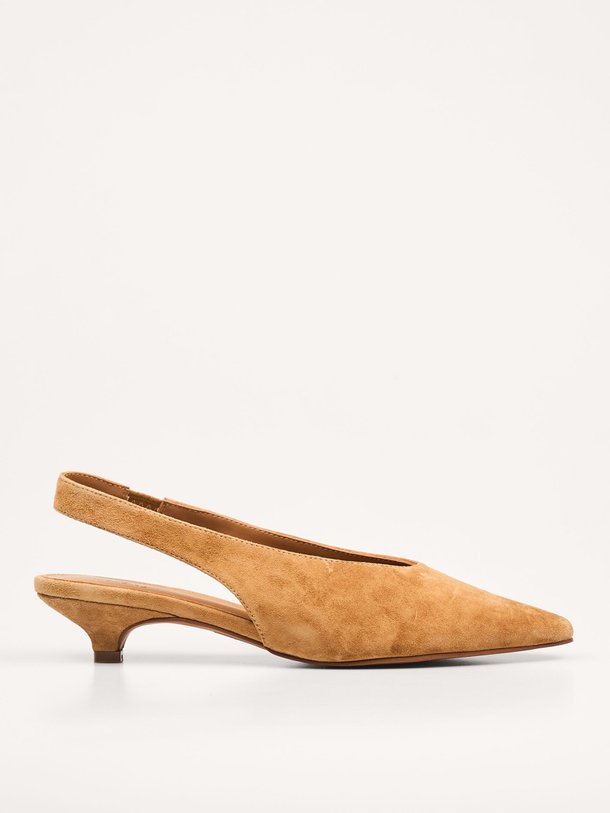 Ontdek de Lenore suède slingbacks van Toral in de kleur Camel bij Orangebag. Op werkdagen voor 21:45 besteld, morgen in huis.