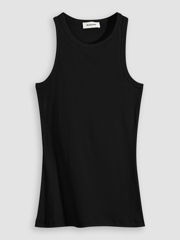 Ontdek de Igor katoenmix rib tanktop van Modstrom in de kleur zwart bij Orangebag. Op werkdagen voor 21:45 besteld, morgen in huis.